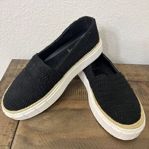 Vince Camuto‎ Platform Crochet Relinsta Slip On Espadrille Sneaker size 6.5